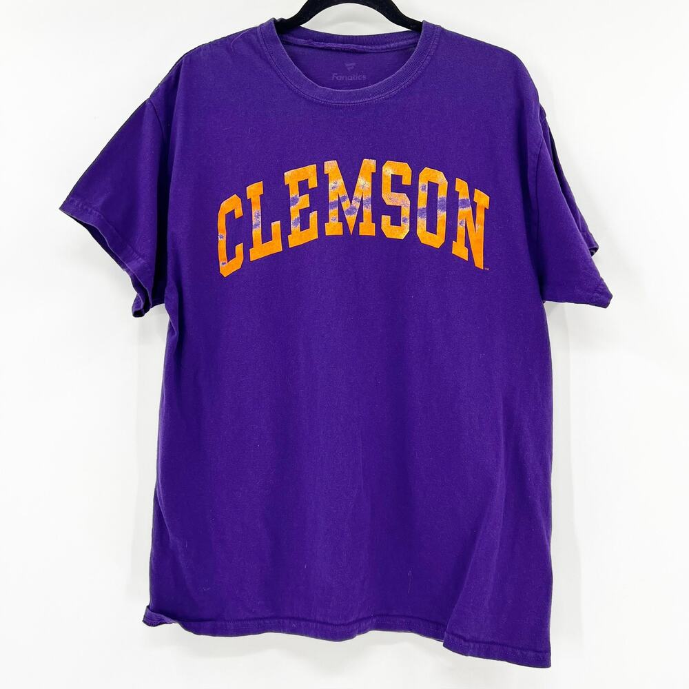 Fanatics Unisex Purple‎ Clemson Crew Neck Tee L